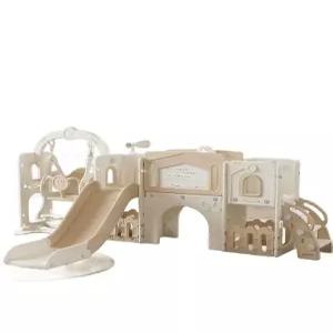 정글짐 놀이터 그네 클라이밍 조합놀이대 풀세트 화이트 베/그네+미끄럼