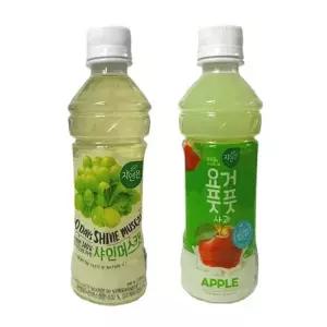 웅진 요거상큼 샤인머스캣 340mlx12펫+사과 340mlx12펫.