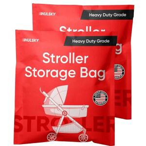 HULSKY 유모차 보관 가방 프탈레이트 프리미엄 2개 방진 프리 4MM 위한 방지 이동 미국산 튼튼한 BPA 찢어짐 방수 보관을 품질