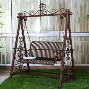 빈티지 그네 야외 흔들 스윙체어 유럽풍 정원 가정용 전원주택 펜션 라탄