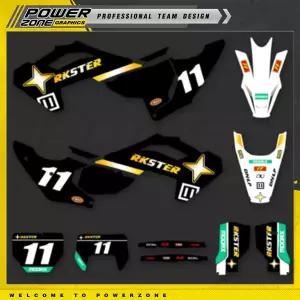 파워존 허스크바나 데칼 TC FC 2025 2024 2023 TE FE2026 2025 2024 125-450CC 커스텀 팀 그래픽 데칼 스티