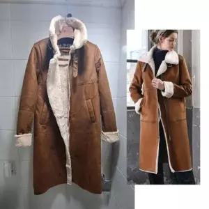 W20730 양털 윈터 무스탕 롱 따뜻 코트 양털코트 가죽_20339930_667501