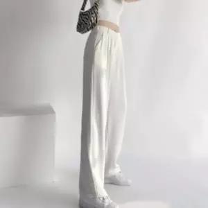 여성 하이웨이스트 와이드핏 슬랙스 바지