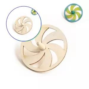 쌍문상회 재미있는 전통 나무 팽이 만들기 체험 놀이키트