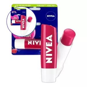 쌍문상회 촉촉한 니베아 립케어 체리 샤인 4.8g 입술보호제