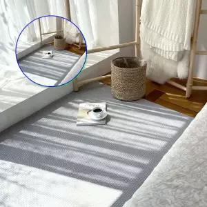 쌍문상회 포근한 사계절 모달 와플 면 러그 60x180cm 소파패드 카페트