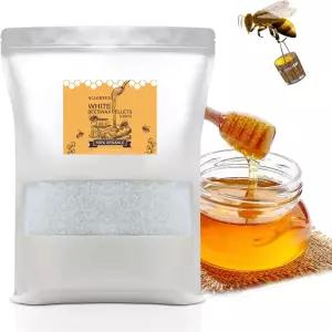 밀랍 펠릿 10LB DIY 양초용 화이트 양초 제조 피부 바디 얼굴 및 헤어 케어용 로션 크림 립밤 비누 용품