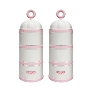 키니비니(KINI BINI) 버드케이지 3단 분유케이스 키니핑크, 2개