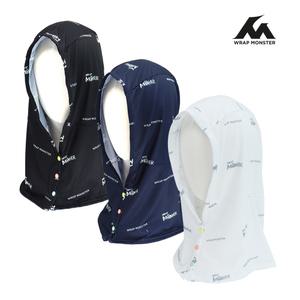 랩몬스터 자외선 차단 골프 마스크 얼굴 햇빛 가리개 후드형 페이스 커버 UV 차단 냉감