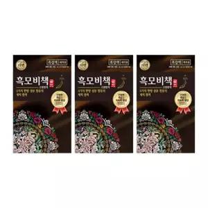 리엔 흑모비책골드 염색약 흑갈색, 90g , 3개