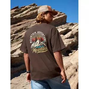 [온라인몰] FLUKE 익스플로 반팔티 브라운 FST319 290966