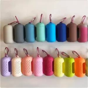 실리콘 타월케이스 휴대용 여행용 냉감타월 속건 스포츠 소형 통기성 콤팩트