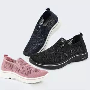 남자슬립온 남녀공용 메쉬 슬립온 경량 쿠션아웃솔 여름 발편한신발 운동화 워킹화 데일리슈즈