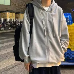 남여공용 커플 오버핏 기모 후드 집업 자켓 아우터 jgk7+9UbO