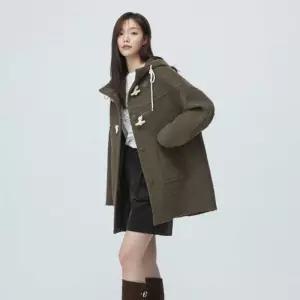 후드 더플 미디 코트 PR4WC081