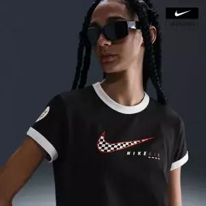 나이키 여성 스포츠웨어 클럽 반팔 티셔츠 HQ1708-010 132425