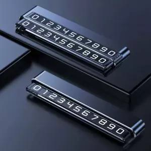 슬라이딩 시크릿 듀얼 주차 번호판 더블 실버 주차번호판 자동차번호판 듀얼주차번호판