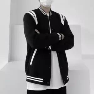 남성 오버사이즈 기본 스타디움 재킷