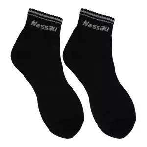 낫소 스포츠 양말 발목 블랙 1켤레 족구 두툼한 바닥 통기성 삭스