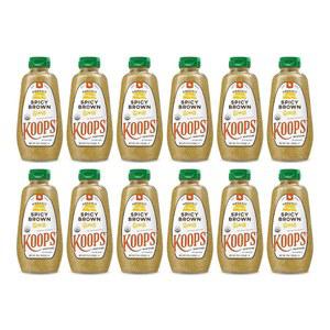 쿱 머스타드 매콤한 갈색, 12온스(12팩)