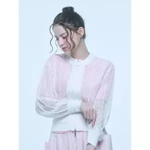 [UNIT]린넨 블렌디드 집업 스카시 가디건 (UFKKCA259N-WHITE)