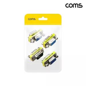 [베스트TOP100]모니터 시리얼 젠더 9pin FF 1개 MM 1개 15pin MF 1개 FF 1개