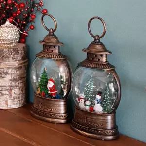 워터볼 크리스마스 조명장식 오르골 램프 디자인 소품