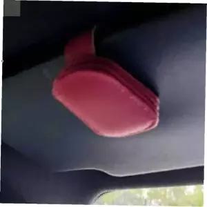 ( )차량용 선글라스 거치대 레드 차량용선글라스거치대 선글라스클립 선바이저클립