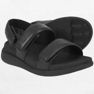 [나이키]IV9-090 여성 F-모드 고 어드저스터블 플랫폼 올 블랙 백 스트랩 샌들