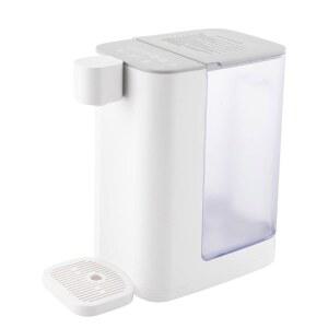 1600W 즉석 온수 디스펜서, 3L 전기차 주전자, 조리대 보일러 & 워머, 차, 커피, 뜨거운 우유를 만들 수 있는 5가지 온도와 안전 잠금 장치를 갖춘 디스펜서(흰색)