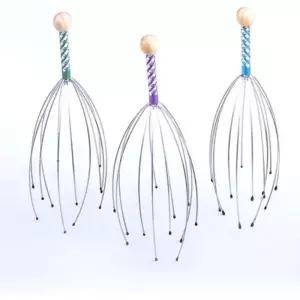 ( )간단하고 편리한 헤어 머리 두피 건강 케어 지압 마사지기 휴대용 두피마사지