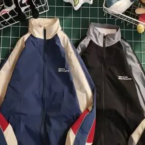 봄바람막이 학생바람막이 포인트 바람막이점퍼 얇은 간절기 배색라인 점퍼