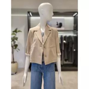 ZOOC 시흥점 마혼방 7부소매 레터링 숏자켓_V242MSF951 392389