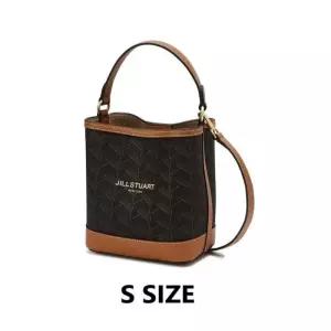 질스튜어트 뉴욕 로젤라칠링 브라운 패턴 가죽 콤비 버킷백S JABA6E356W2 국내매장판 1685837