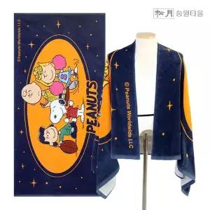 [하프클럽/수건이야기]스누피 치얼업76 비치타월 (76x152cm)