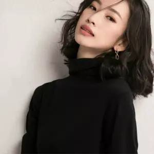 루즈핏 니트티 가을 겨울 기본 스웨터 여성 목폴라 니트