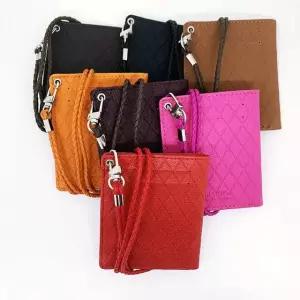 격자무늬 가죽 목걸이 카드지갑7colors 1 블랙 RW5CCB3C13