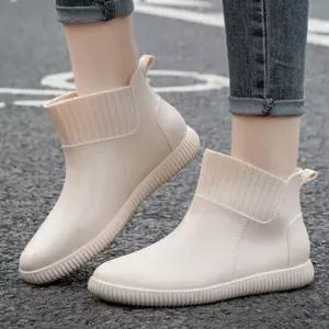 장화 경량 장마철 레인부츠 숏기장 여성 말랑 MWFHYSFP