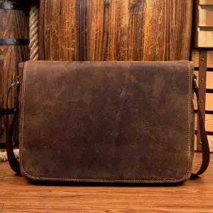 남성 가죽 숄더백 크로스백 작은 남자 가방 레트로 회사원