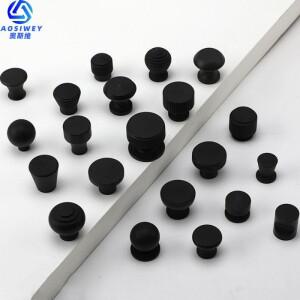 공간 알루미늄 싱글 홀 핸들 모던 옷장 서랍 라운드 노브, 실버, 블랙, 골드 주방 캐비닛 가구, 작은 손잡