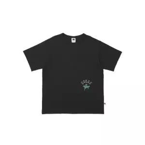 매장정품 코닥 KODAK 그래픽 슬럽 반팔티셔츠 BLACK K5223LRS12BLK 674347