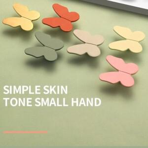 가구 하드웨어 나비 모양 문짝 당김 옷장 캐비닛 서랍 손잡이, 단일 구멍 아연 합금