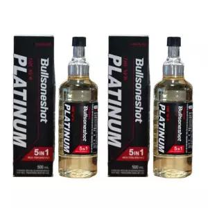 [1+1]불스원샷 휘발유 만능 플레티넘 연료첨가제 5in1 500ML