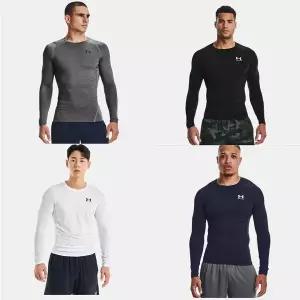 매장정품 UNDERARMOUR 언더아머 1361524 남성 컴프레션 긴팔 UA HeatGear 스포츠 헬스 (택 1) 1147531