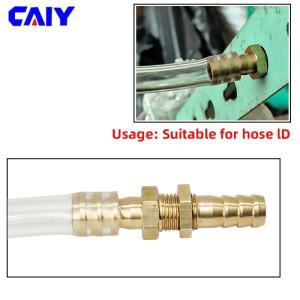 황동 가시 튜브 파이프 피팅 커플러 커넥터 어댑터, 연료 가스, 물 구리용, 호스 바브 벌크 헤드, 6, 8, 1