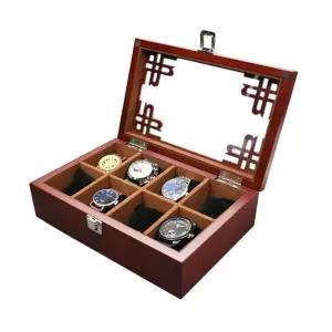 원목 나무 손목 진열대 우드 시계 보관