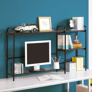 강화유리 모니터 선반 모니터랙 와이드선반 프린트 받침대 거치대