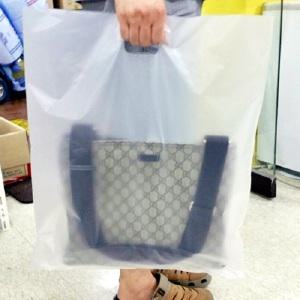 HD반투명 타공손잡이 비닐쇼핑백/가로45~70cm/100장