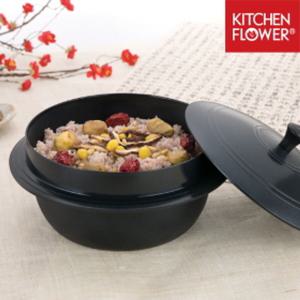 [키친플라워] 한상 IH 인덕션 가마솥18cm(NY-3080)/밥/누릉지/숭늉/멀티냄비/인덕션냄비