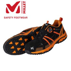 밀레세이프티 안전화 M-013 다이얼버튼 통풍우수 메쉬소재